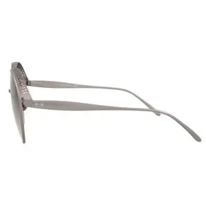 ALAIA AA0022S Matte Ruthenium/Brown Gradient Perforated Cat Eye Sunglasses Alaia | Accessories | Alaia Aa022s Matte Rutheniumbrown  main image 2